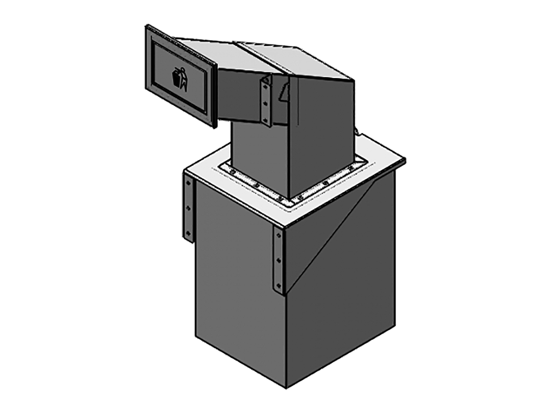 Inbouw hygiëne afvalbak Heavy UP I