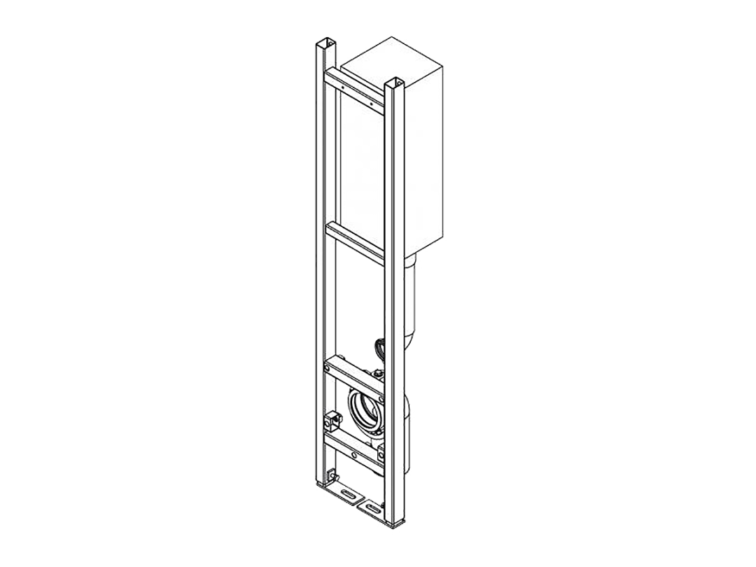 Inbouwframe met Jeda kolomtank