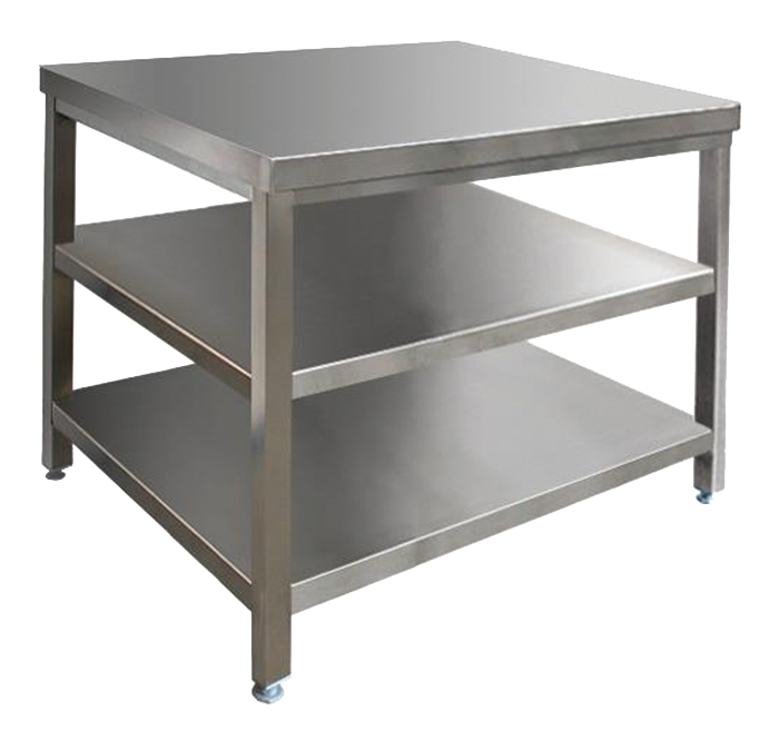 Arbeitstisch - Eureka III - mit Grundboden und Zwischenboden - Bautiefe 700 mm