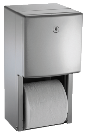 Doppel - WC - Papierrollenhalter - Profi - AP