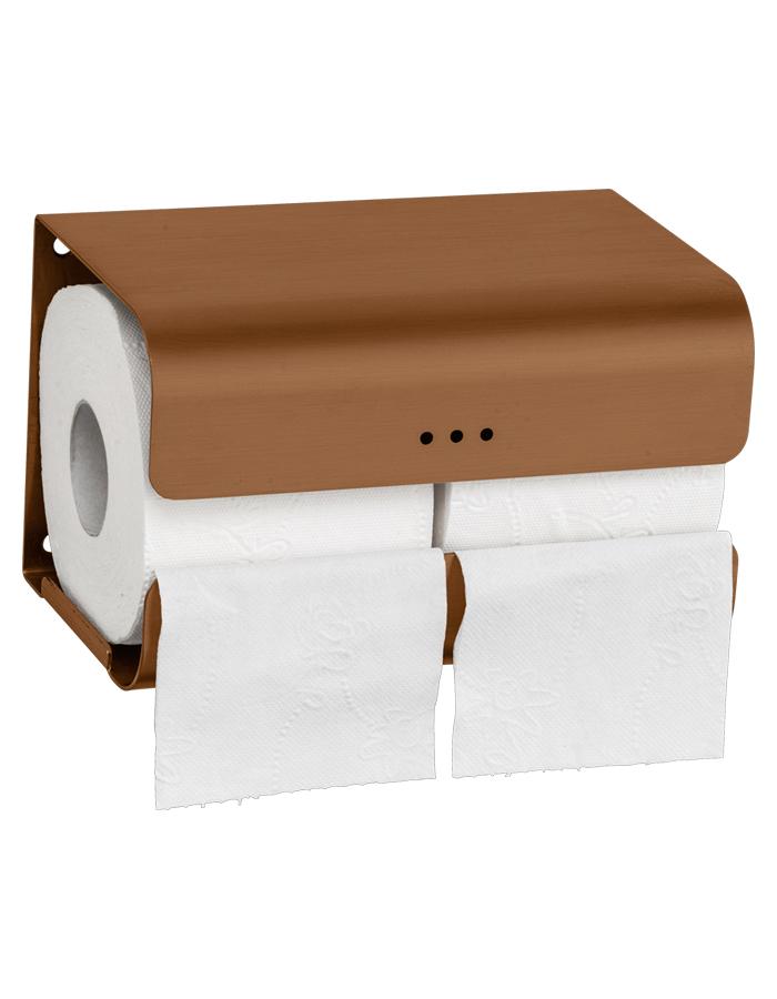 Dubbele toiletrolhouder