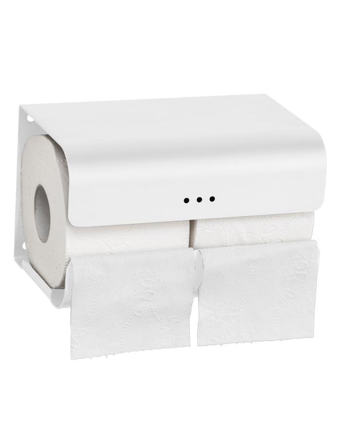 Dubbele toiletrolhouder