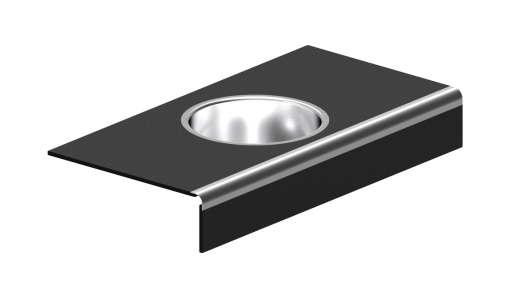 Wastafelblad Steel Edge
